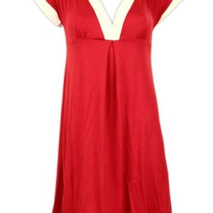 Abito da spiaggia Maria rosso/bianco di Melie & Madeleine