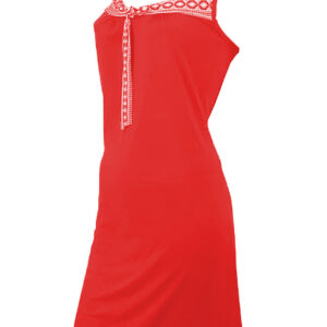 Vestido Virginia Beach da Melie & Madeleine - Vermelho / Branco