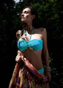 Melie i Madeleine Romina Bikini - Niebieski