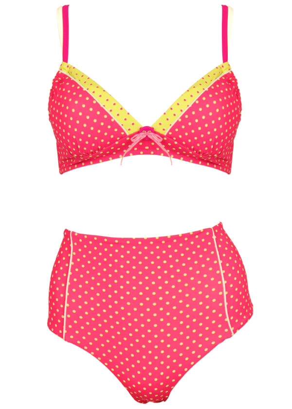 Růžové bikiny Melie & Madeleine Flaminia