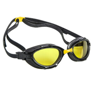 Mad Wave Occhiali da triathlon a specchio - Nero / Giallo