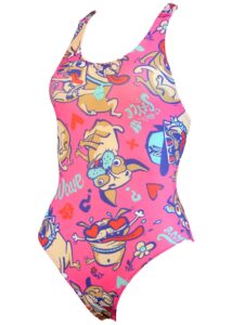 Mad Wave Costume da bagno rosa grazioso per ragazze