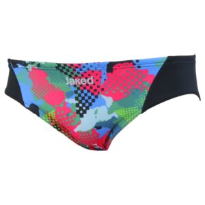 Jaked Slip da uomo Teknocamou - Verde fluo