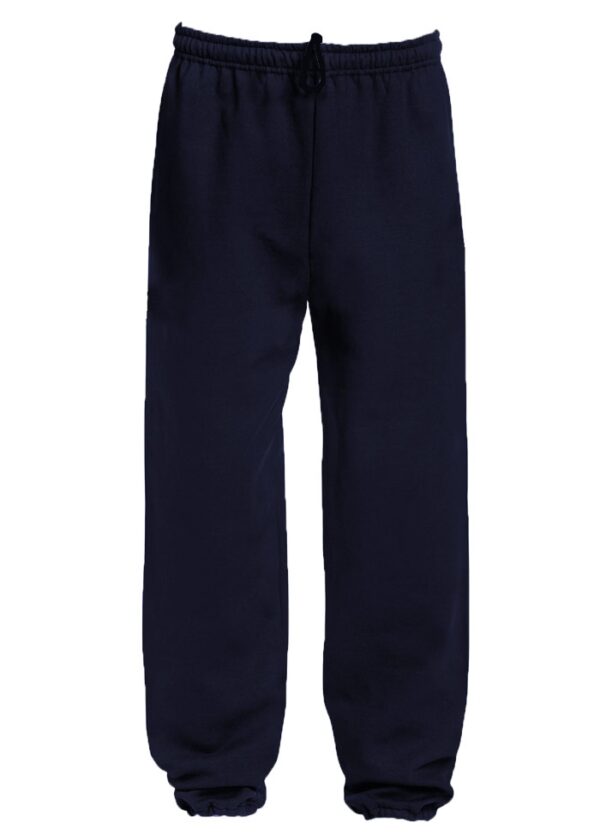 Pantaloni della tuta con risvolto - Blu navy