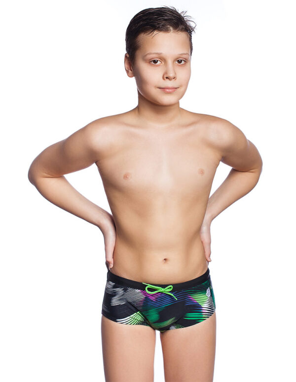 Mad Wave Cueca Boxer Infantil - Verde-0