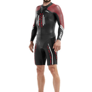 2XU Ανδρική Κολύμβηση Τρέξιμο: Επαγγελματική Στολή Κατάδυσης - Μαύρο / Φλόγα-0