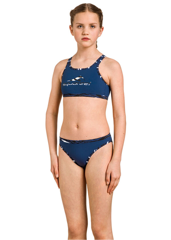 Aquafeel Biquíni Girl's Night Waves Mini-cross back - Azul -0