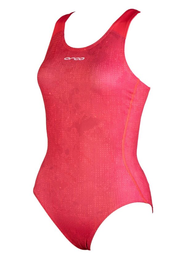 Orca Maiô feminino - Coral-0