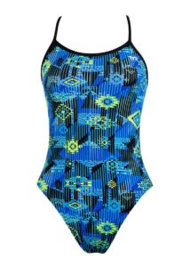 TYR Γυναικείο Μαγιό Azoic Trinity Fit - Μπλε / Πολύχρωμο