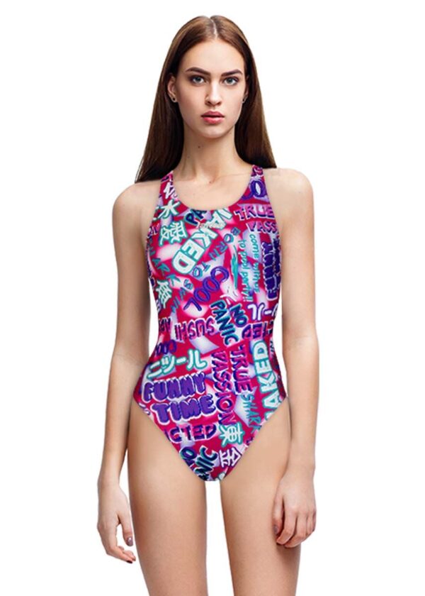 Jaked Maiô Manga Feminino - Rosa