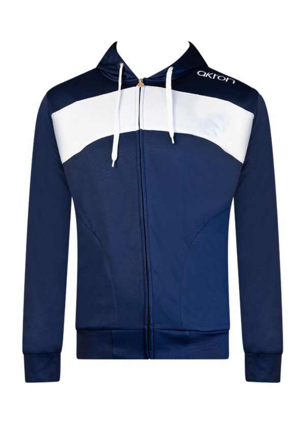 Akron Giacca da tuta Flagstaff - Blu navy / Bianco-0