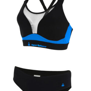 Aqua Sphere Damskie bikini Kuma Swim – czarno-niebieskie