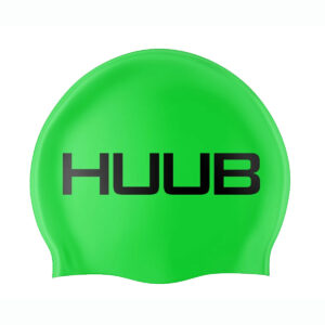 HUUB Touca de Natação de Silicone - Verde Fluorescente