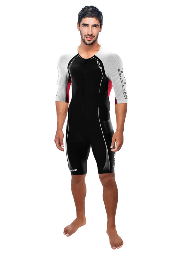HUUB Fato masculino Anemoi Aero Tri - preto / branco
