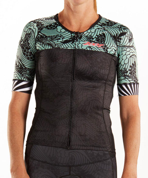 Zoot Conjunto feminino Tri Ltd Tokyo Short Sleeve Aero Jersey-0