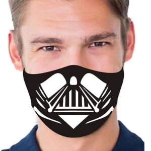 Μάσκα προσώπου Stay Safe - Μαύρο άσπρο - Just Mask