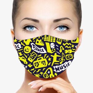 Μάσκα προσώπου Stay Safe - Χορός - Just Mask