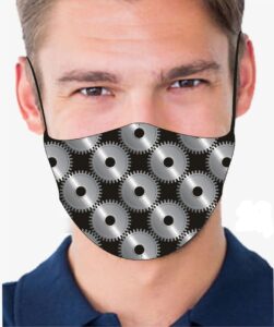 Μάσκα προσώπου Stay Safe - Gears - Just Mask