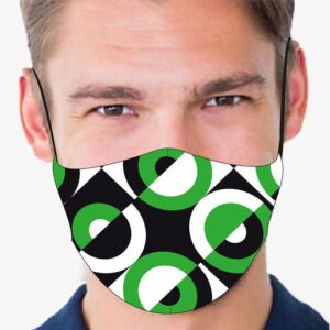 Μάσκα προσώπου Stay Safe - Πράσινη Μαύρη - Just Mask