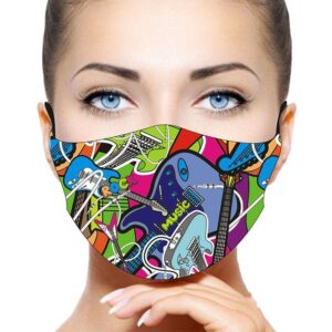 Maska na twarz Stay Safe - Rock - Just Mask