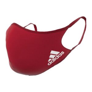 Adidas Pacote com 3 máscaras faciais - Vermelhas - Tamanho M/G-0
