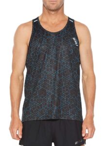2XU Ανδρικό αμάνικο φανελάκι Ghost - Matrix μαύρο/ασημί