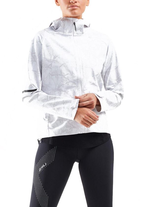 2XU Giacca Ghost da donna - Bianco effetto farfalla-0
