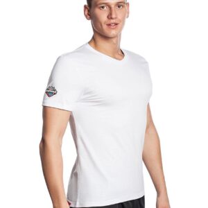 Mad Wave Camiseta profissional masculina - Branca-0