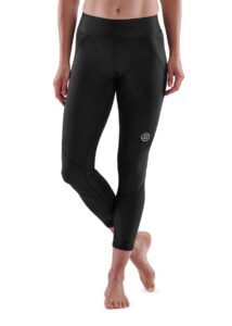 SKINS Damskie legginsy z serii 3 – długie – czarne