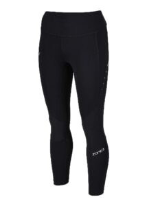 Zone3 Collant a compressione RX3 da donna, lunghezza 7/8 - Nero/Canna di fucile