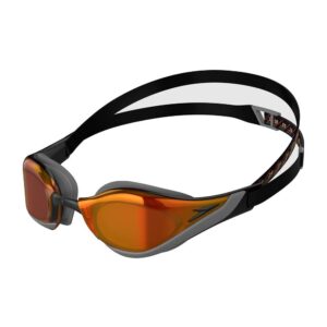 Speedo Fastskin Óculos de proteção Pure Focus Mirror - Preto / Cinza Frio / Dourado Fogo-0