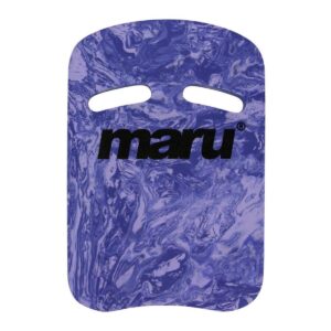 Maru Swirl Two Grip Fitness Kickboard - Purple-0