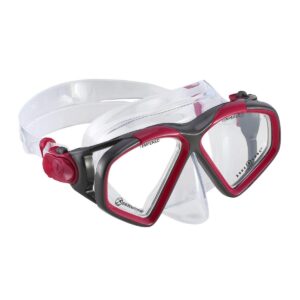 Aqua Lung Μάσκα για κολύμβηση με αναπνευστήρα Hawkeye - Σκούρο ροζ - Σκούρο γκρι
