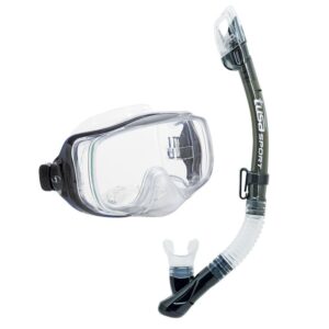 TUSA Imprex 3D組合式浮潛套裝 - 煙灰色-0