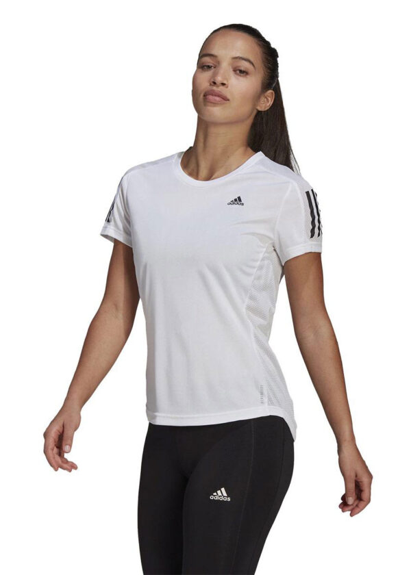 Adidas Camiseta feminina Own The Run - Branca-0