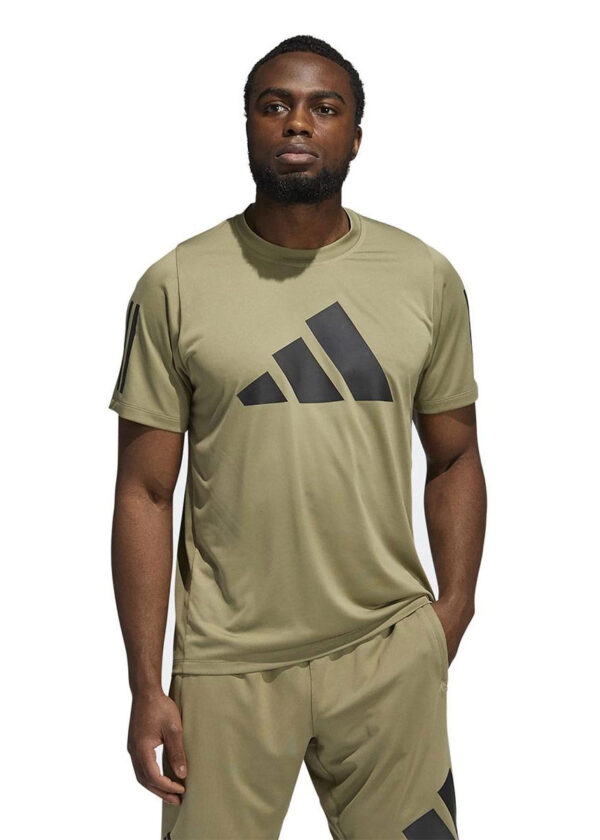 Adidas Camiseta Masculina 3 Bar - Verde