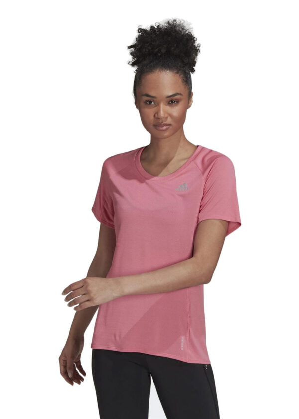 Adidas Camiseta feminina Adi Runner - Rosa-0