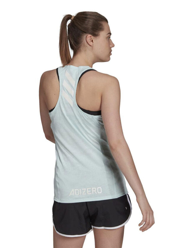 Adidas Regata feminina Adizero Primeblue – Verde menta
