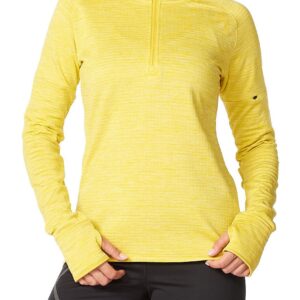 2XU Felpa da donna Ignition con cerniera a 1/4 - Sulpher-0