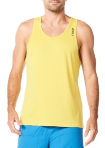 2XU Męski Aero Singlet - Kukurydza