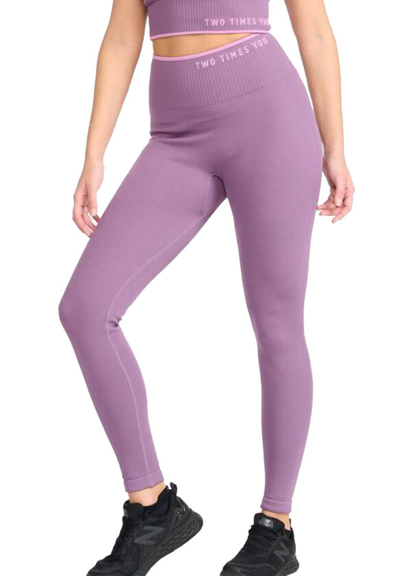 2XU Medias de mujer de diseño técnico - Niebla Orquídea-0