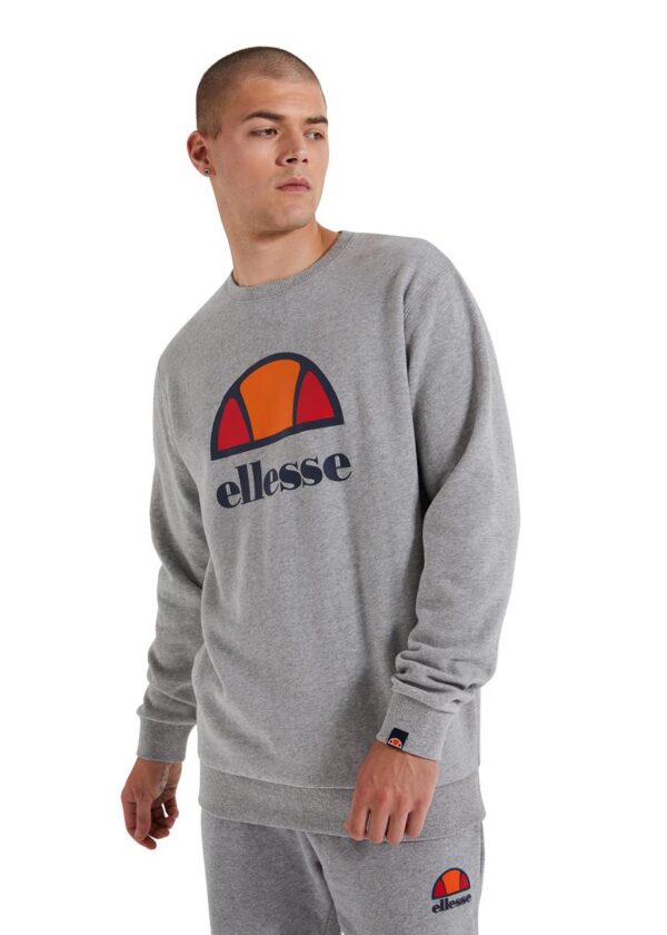 Ellesse Moletom masculino Perc - Cinza mesclado-0