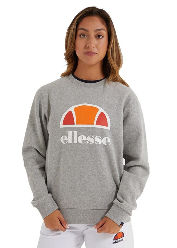 Ellesse Moletom feminino Corneo - Cinza mesclado-0