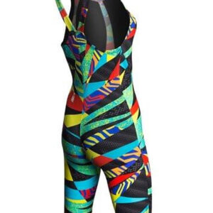 TYR Bota feminina Avictor Prelude com fechamento nas costas e cano alto – Preta/Multicolorida