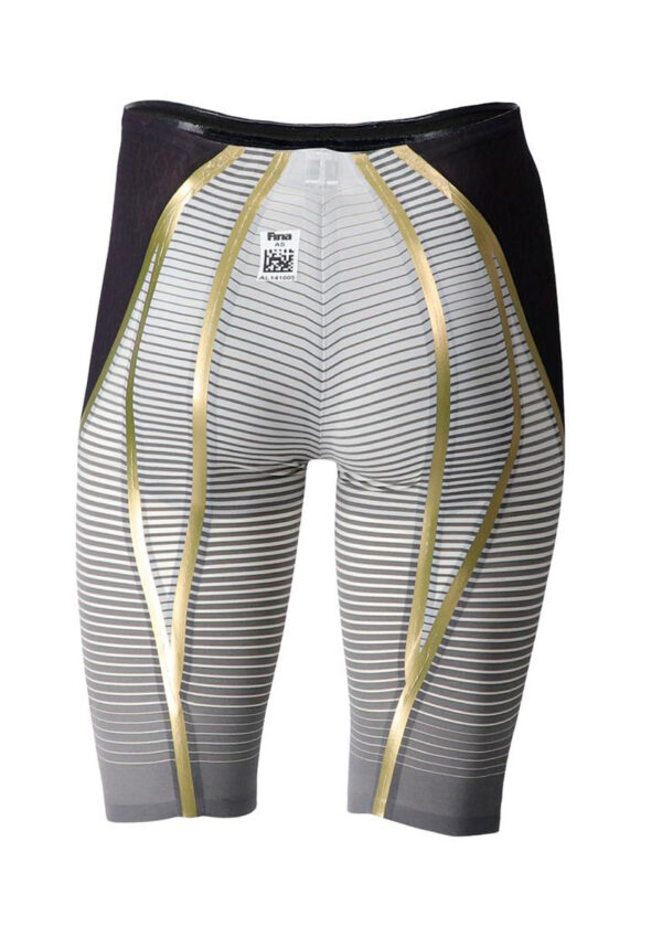 Calça masculina Phelps Matrix de cintura alta Jammer – Preto/Branco
