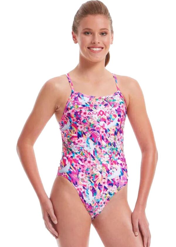 Amanzi Costume da bagno Manchurian Magic da donna - 0
