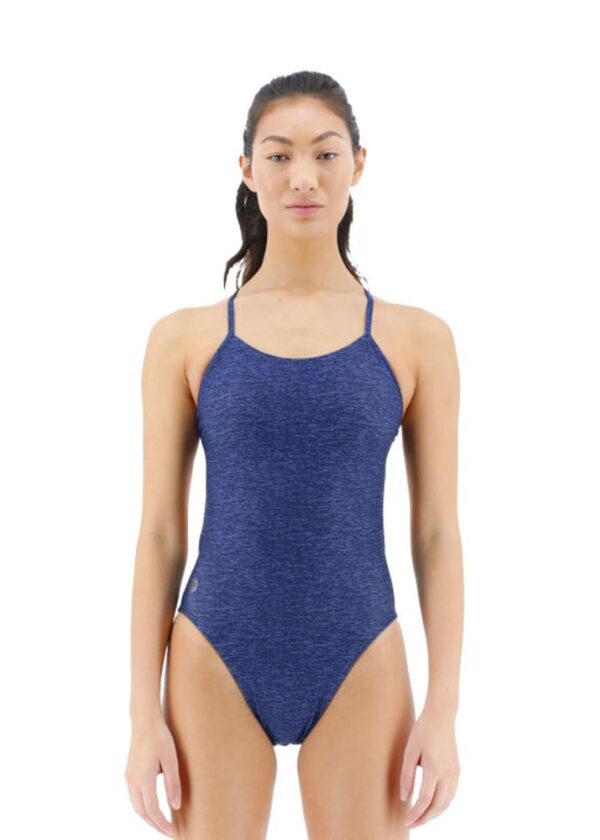 TYR Lapped Cutout Fit Swimsuit - Navy-0