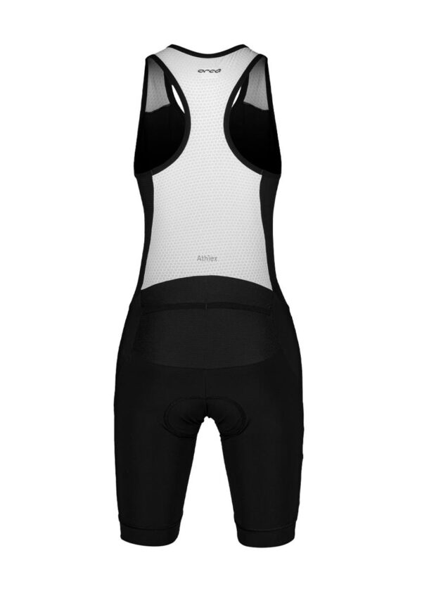 Orca Macacão de corrida feminino Athlex – Branco