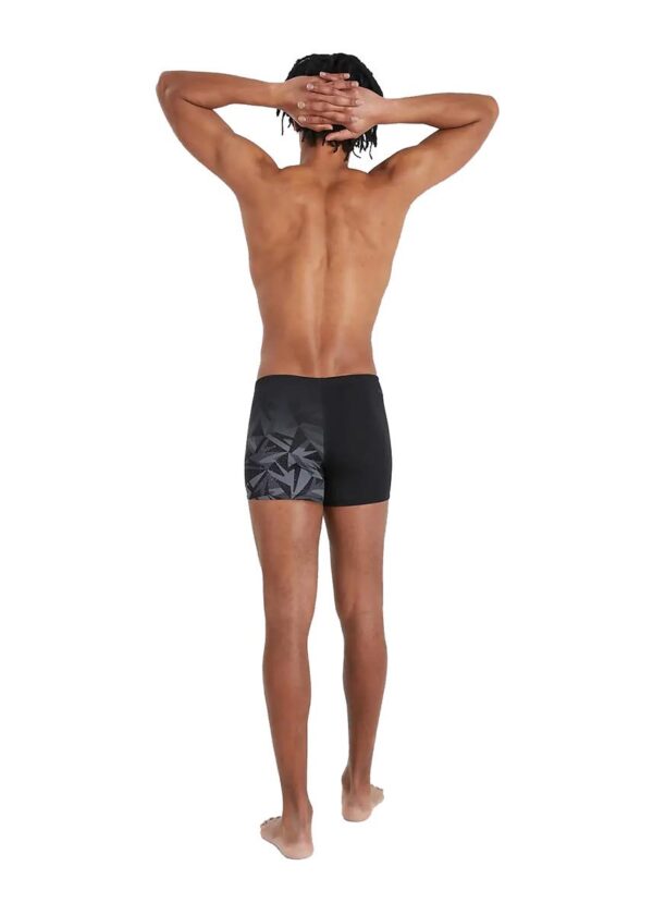 Speedo Aquashort HyperBoom Placement V-Cut – černá/ oxidově šedá