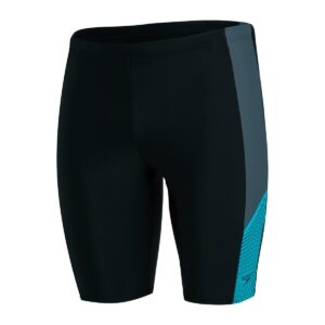 Speedo Mergulho Jammer - Preto/ Azul Hipersônico/ Carvão EUA